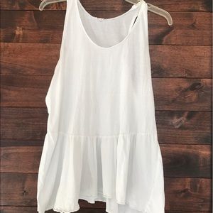 Melrose and Market Peplum Tank