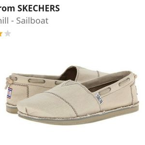 Sketchers bobs sailboat cream sz 6