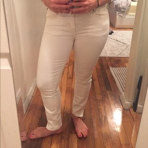 Free People White Skinny Jeans