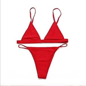 Red bikini