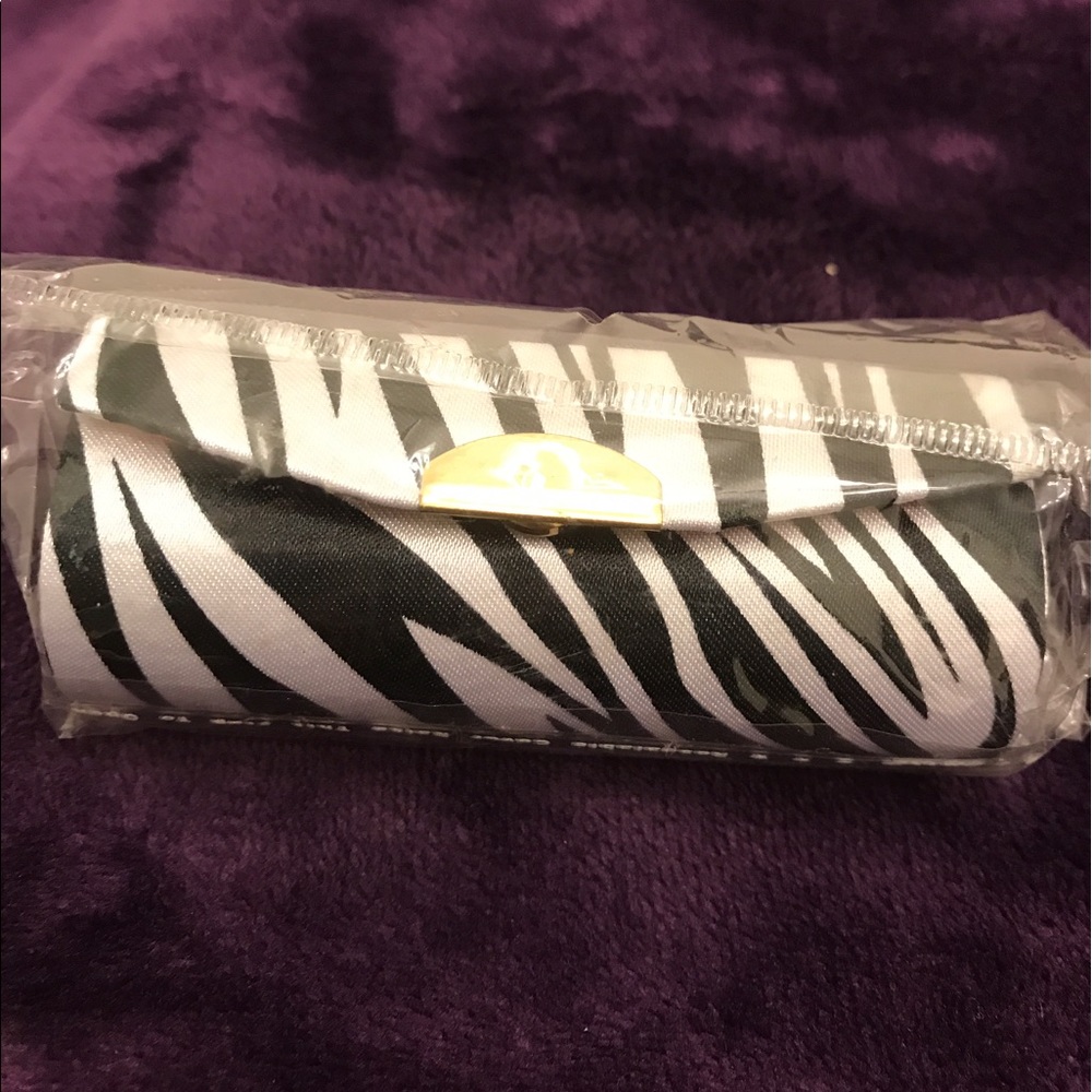 Zebra print brand new in package lipstick holder