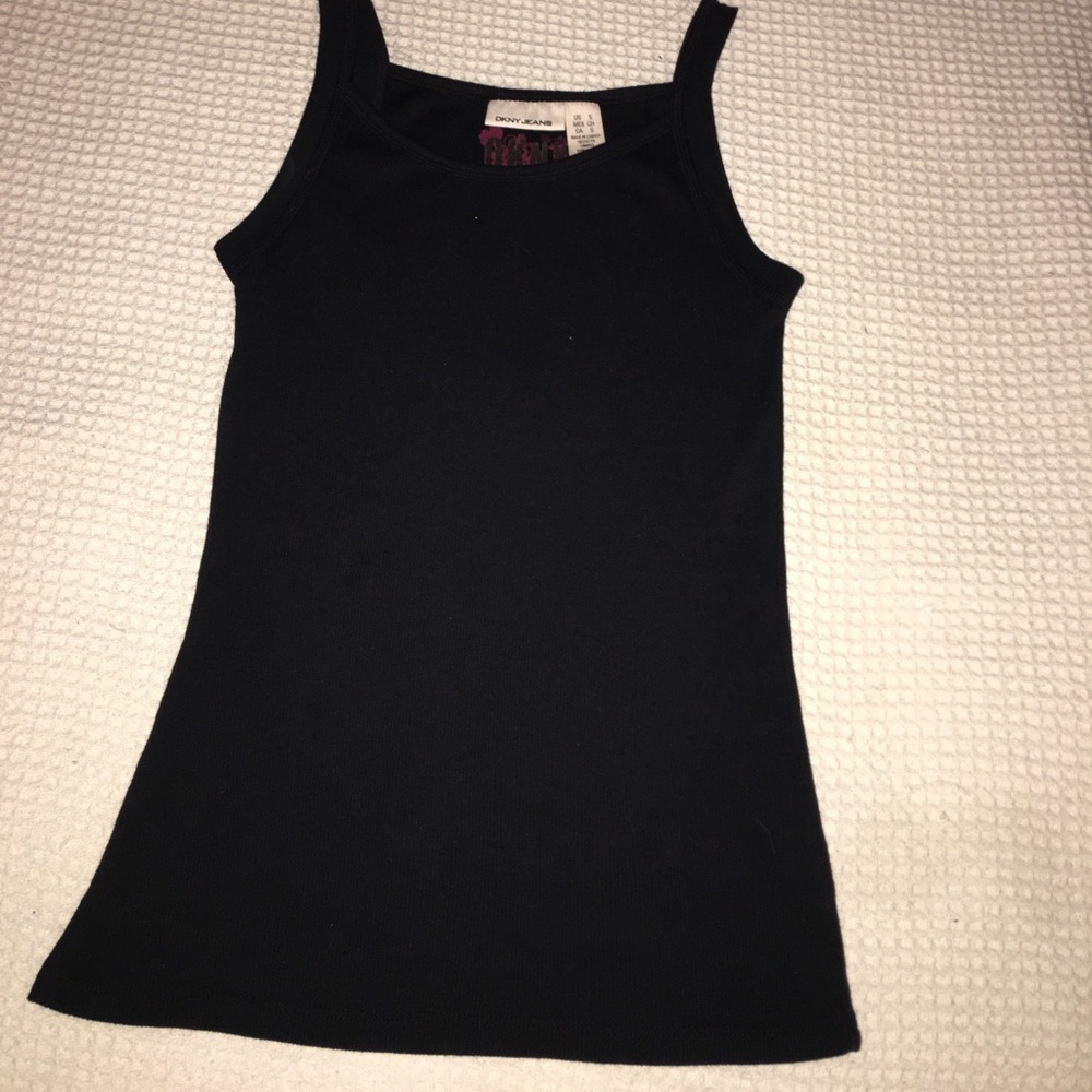 Black tank top