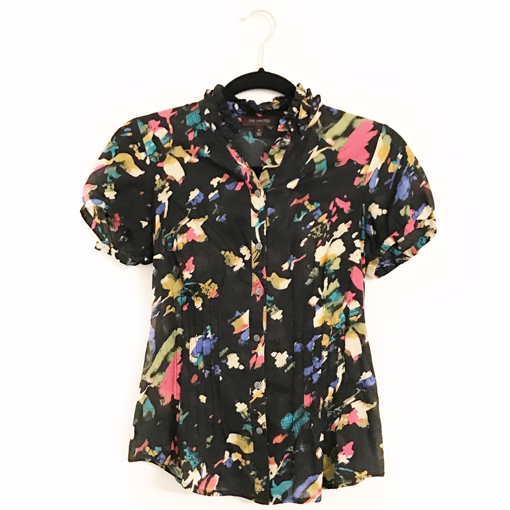 The Limited Button Down Top
