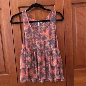 Nordstrom printed tank blouse