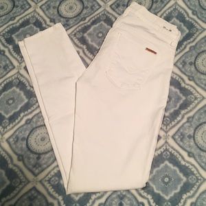 Hudson white jeans