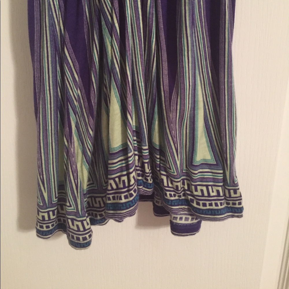 free people purple patterned top - Picture 4 of 4