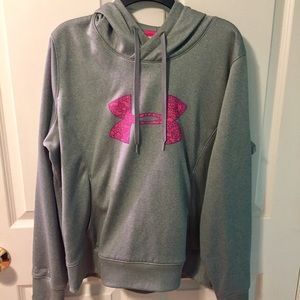 Under Armour Women's Logo Hoodie Sweatshirt Sz XL