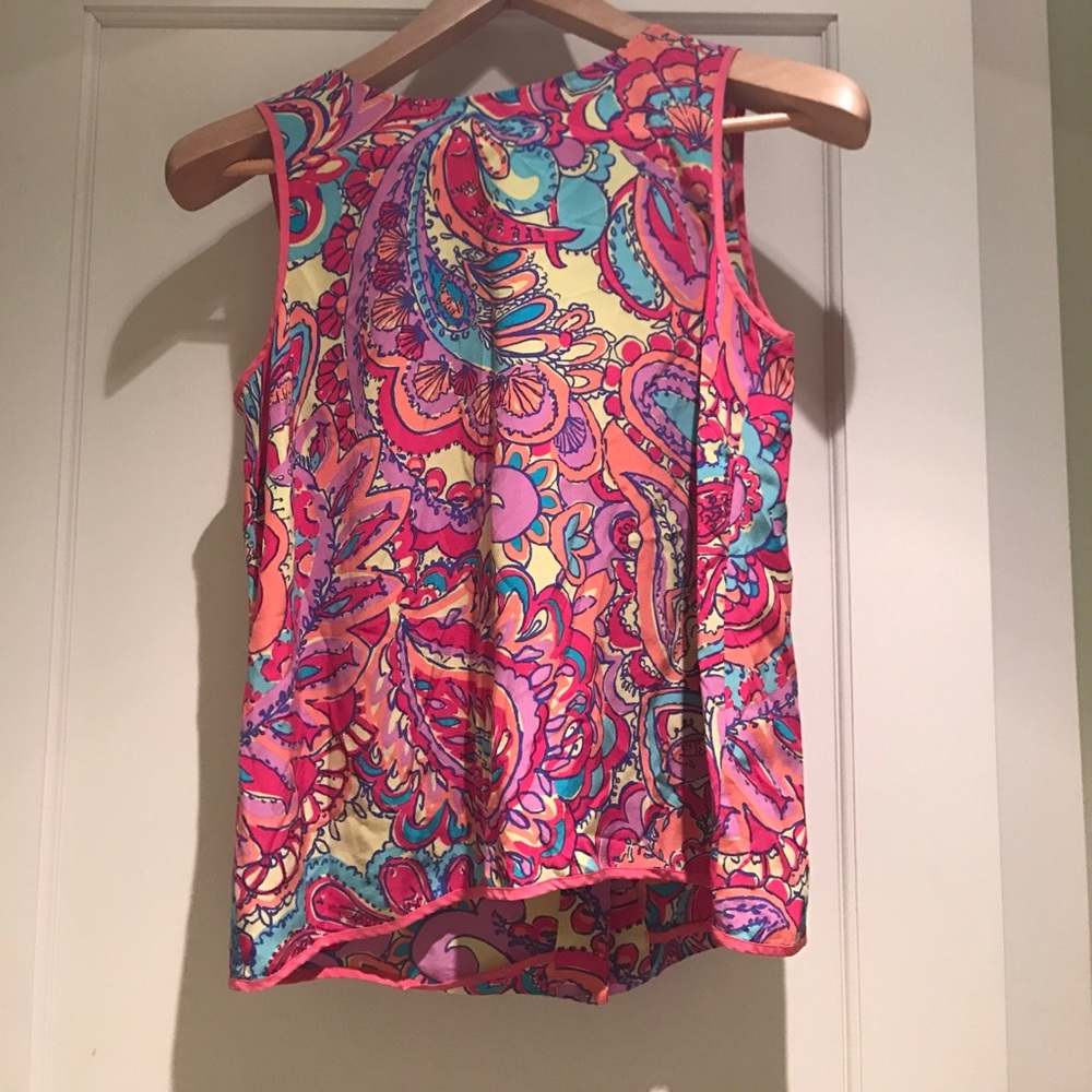Lilly Pulitzer size small tank top blouse