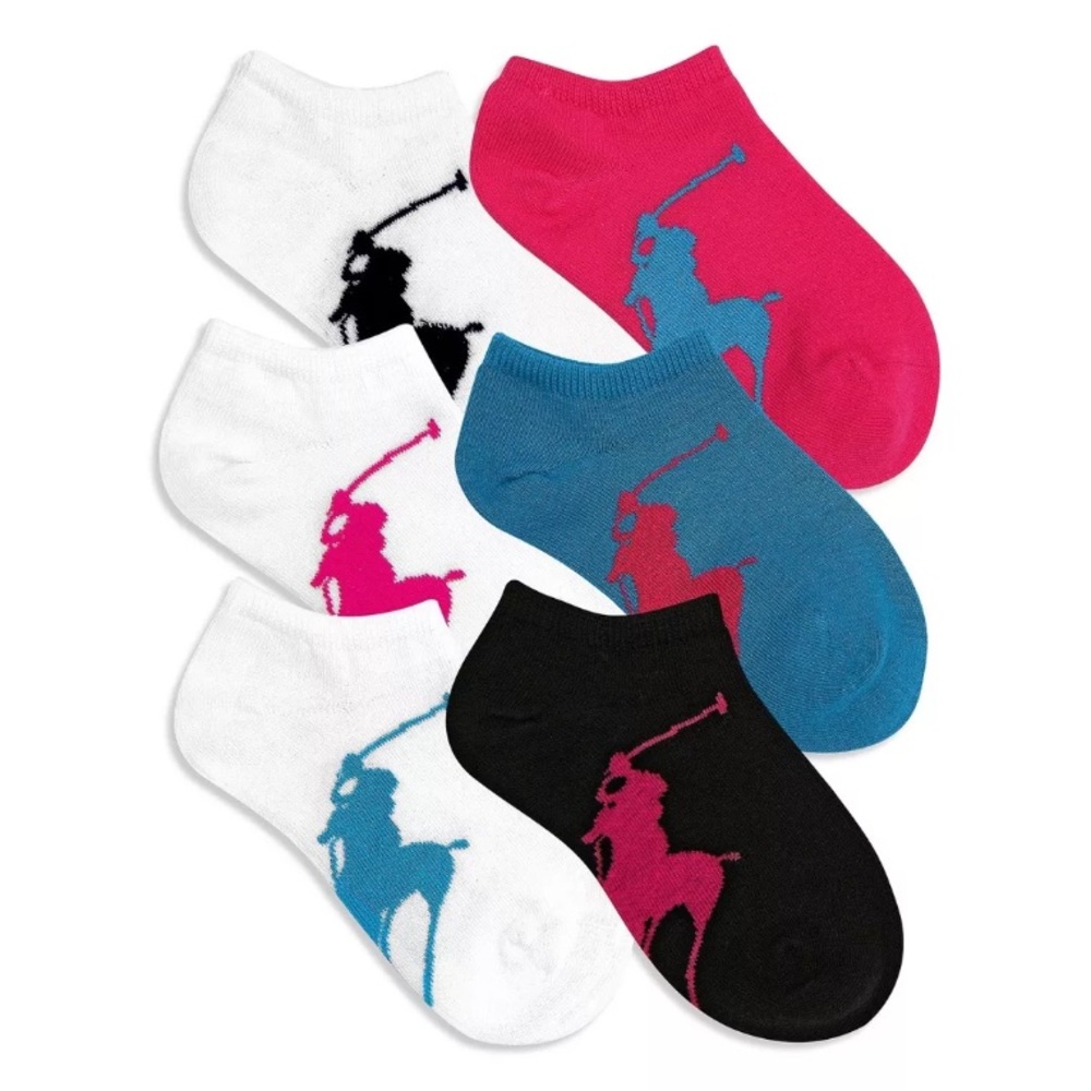 Ralph Lauren Girls Socks - Pack of 6