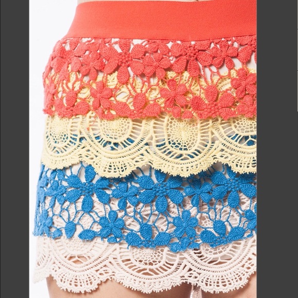 Crochet Shorts/Skort - Picture 6 of 8