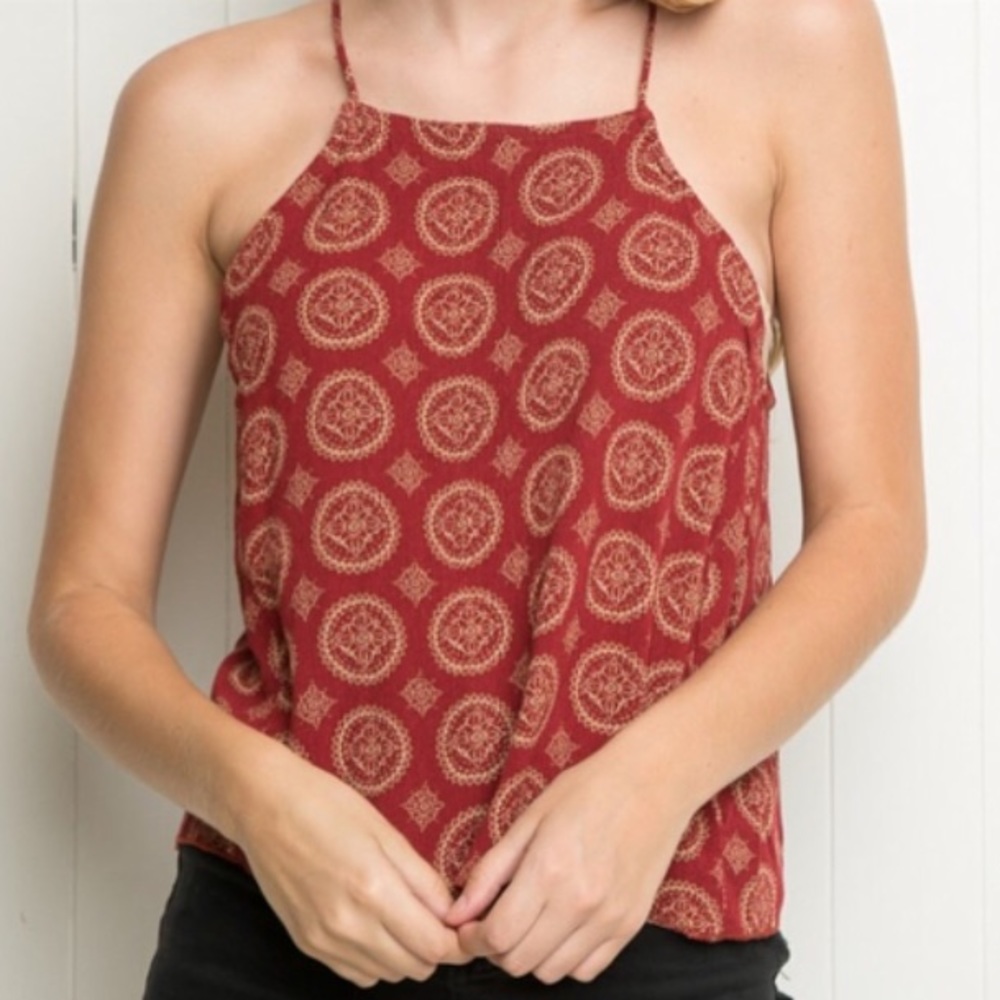 Brandy melville red tank top