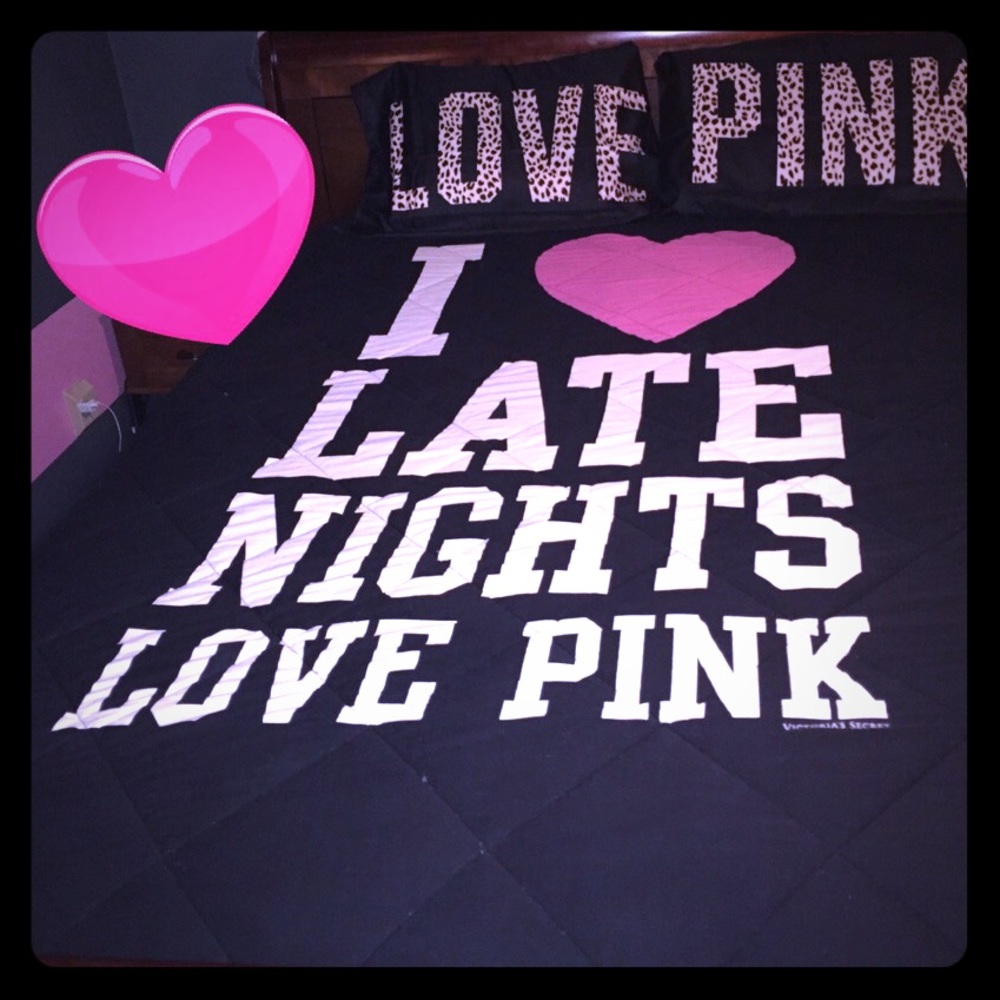 I love late nights bedset