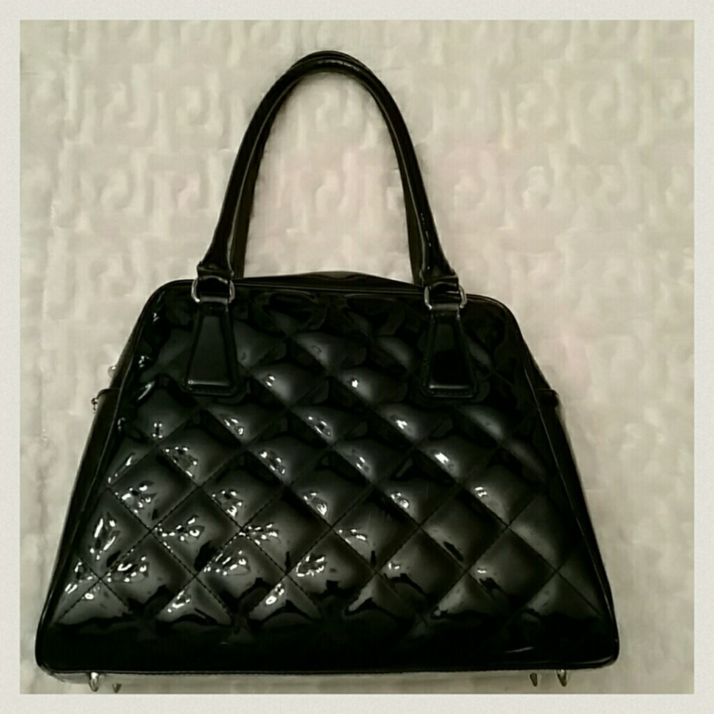 Black Lux deVille Bowler Bag