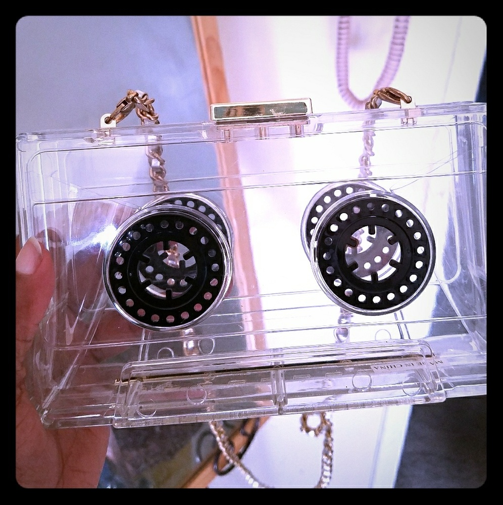Cassette tape purse