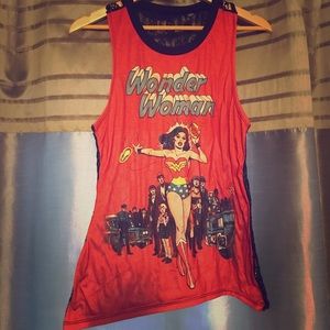 PRICE DROP🎀D.C. Comics XL  Woman Lace Back Tank
