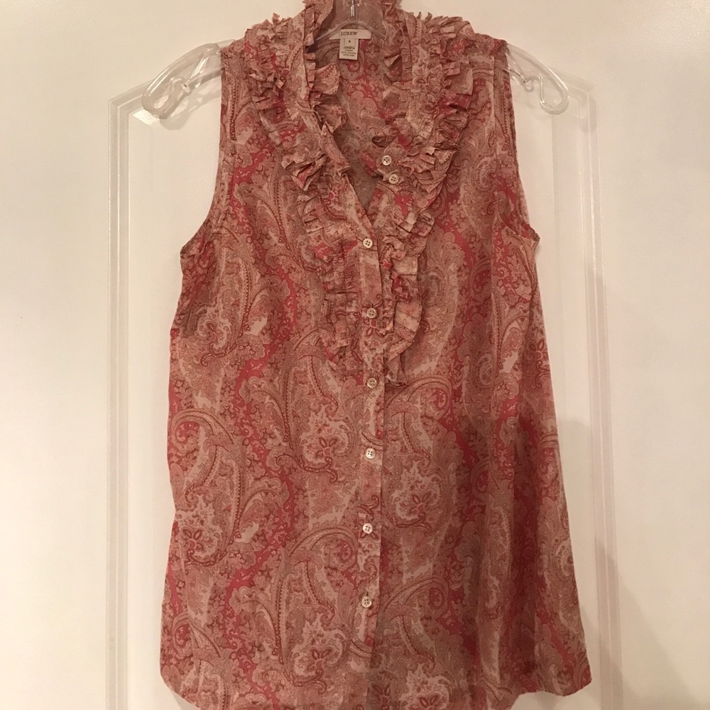 J. Crew cotton/silk button down