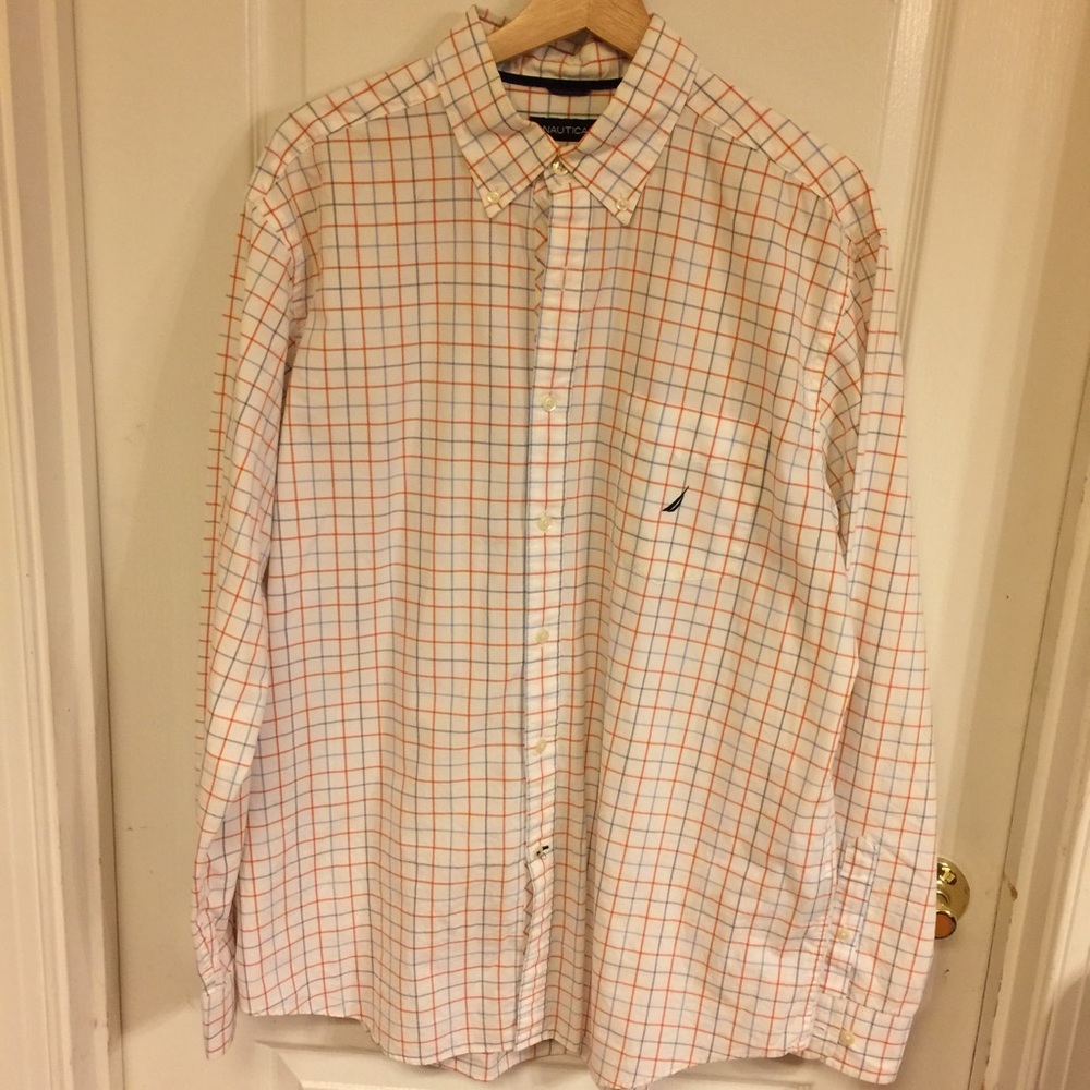 Nautica Plaid Button Down