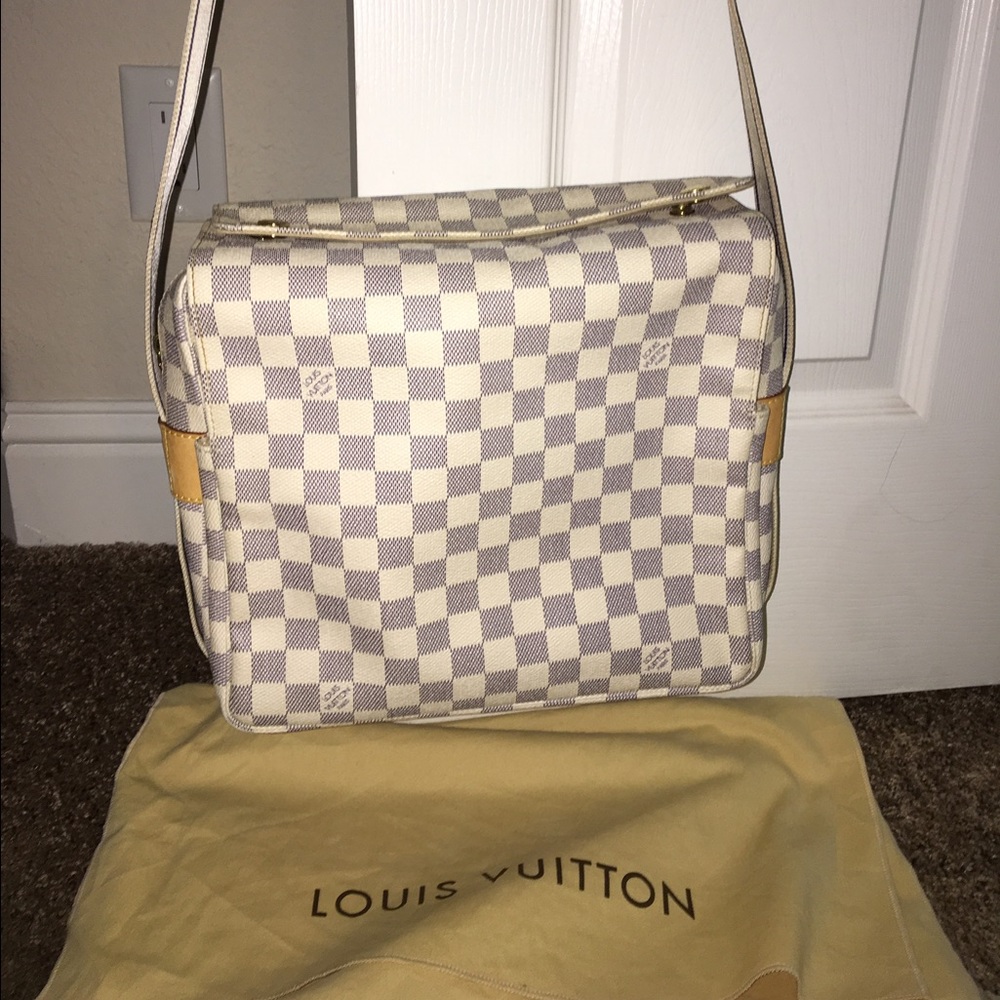 Louis Vuitton Messenger style HANDBAG-Damier Azur