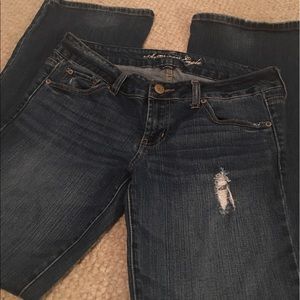 American Eagle flare leg stretch Boyfriend jeans