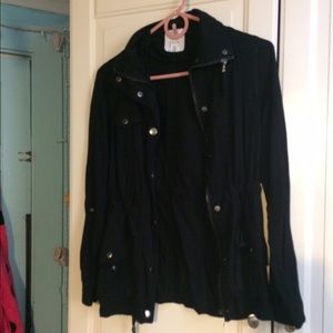 black utility jacket