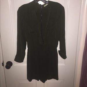 alice and olivia green romper