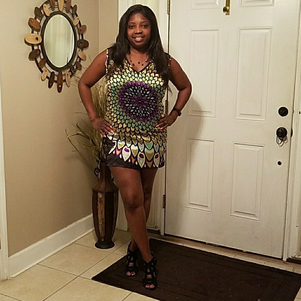 Bold & Flirty Peacock Top