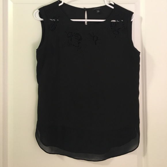 Ann Taylor XS black top - Picture 1 of 6