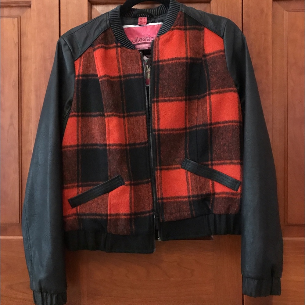 Nordstrom moto vegan leather jacket