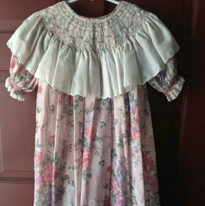 Hand smocked/never worn/Bishop style dress