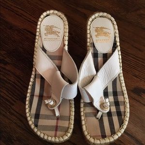 Burberry Wedge Sandals