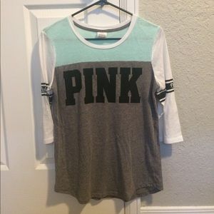 PINK 3/4 sleeve shirt