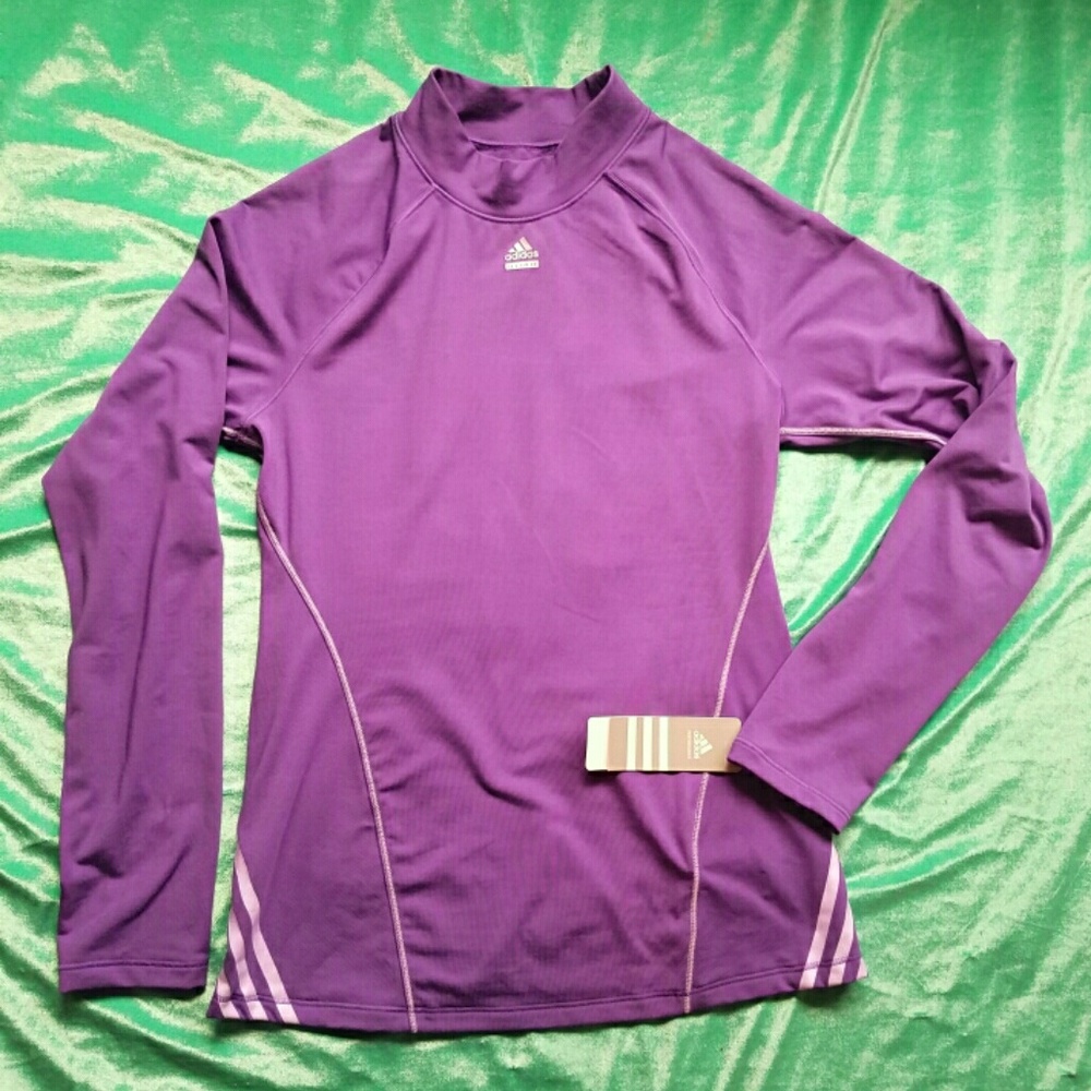 Adidas Mock Neck Longsleeve Top