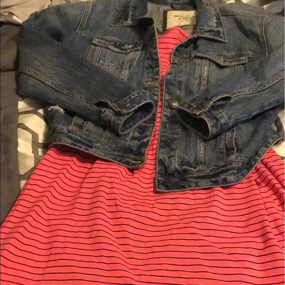 NWOT Old Navy Pink Striped Strapless Summer Dress