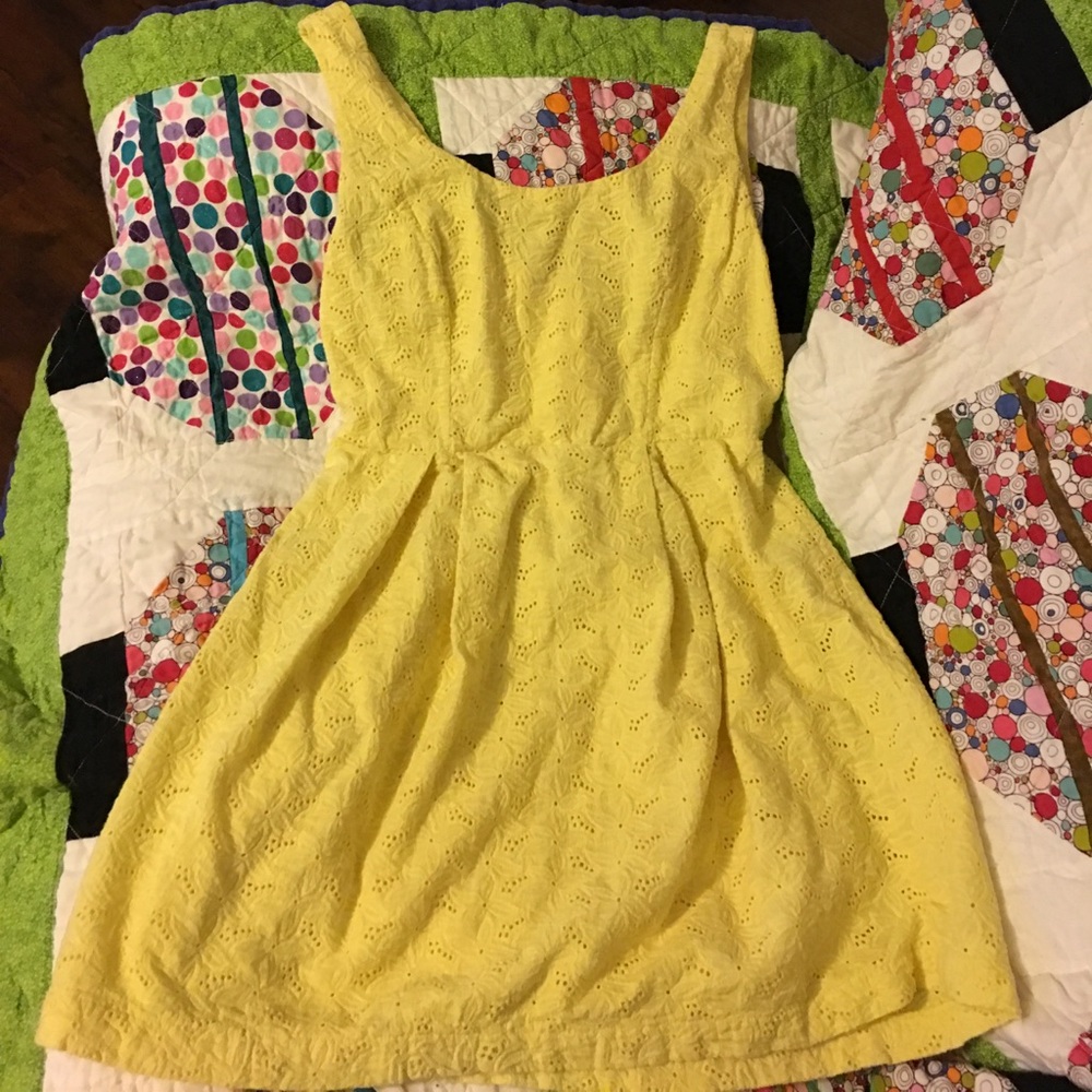 Yellow summer dress