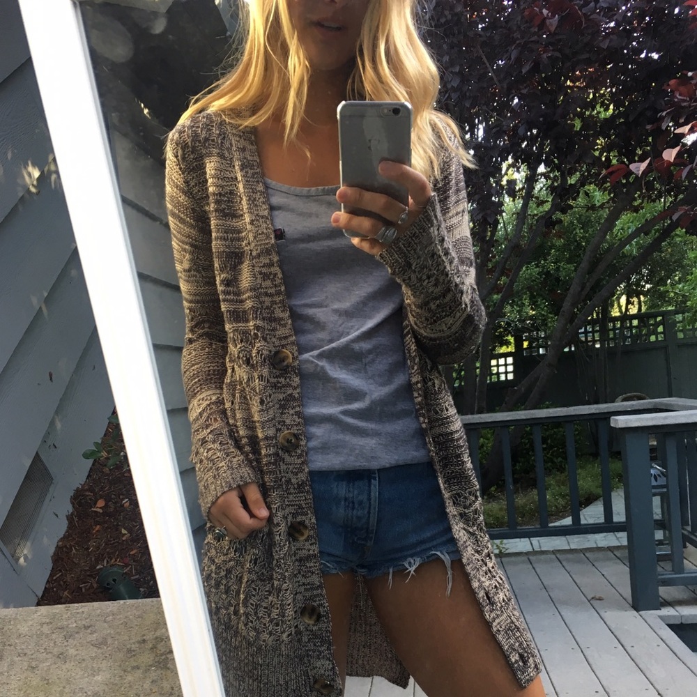 Heathered Cardigan