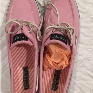 Sperry topsider shoes.size 9 pink