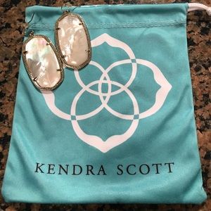 Danielle Earring in Pearl White by Kendra Scott.