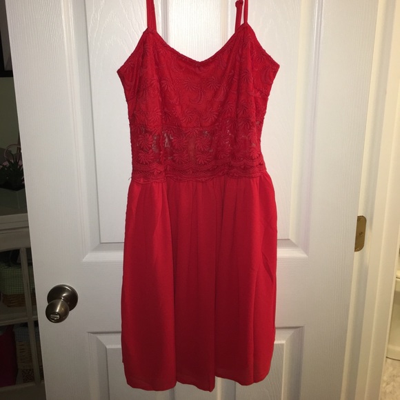 80% off Dresses & Skirts - Lucy in the Sky red dress size 10 NWT from Jordan's closet on Poshmark