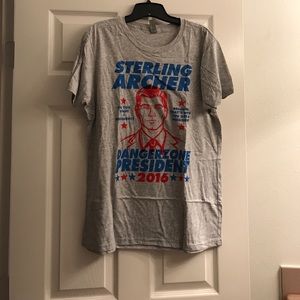 Sterling Archer for President Loot Crate shirt 3XL