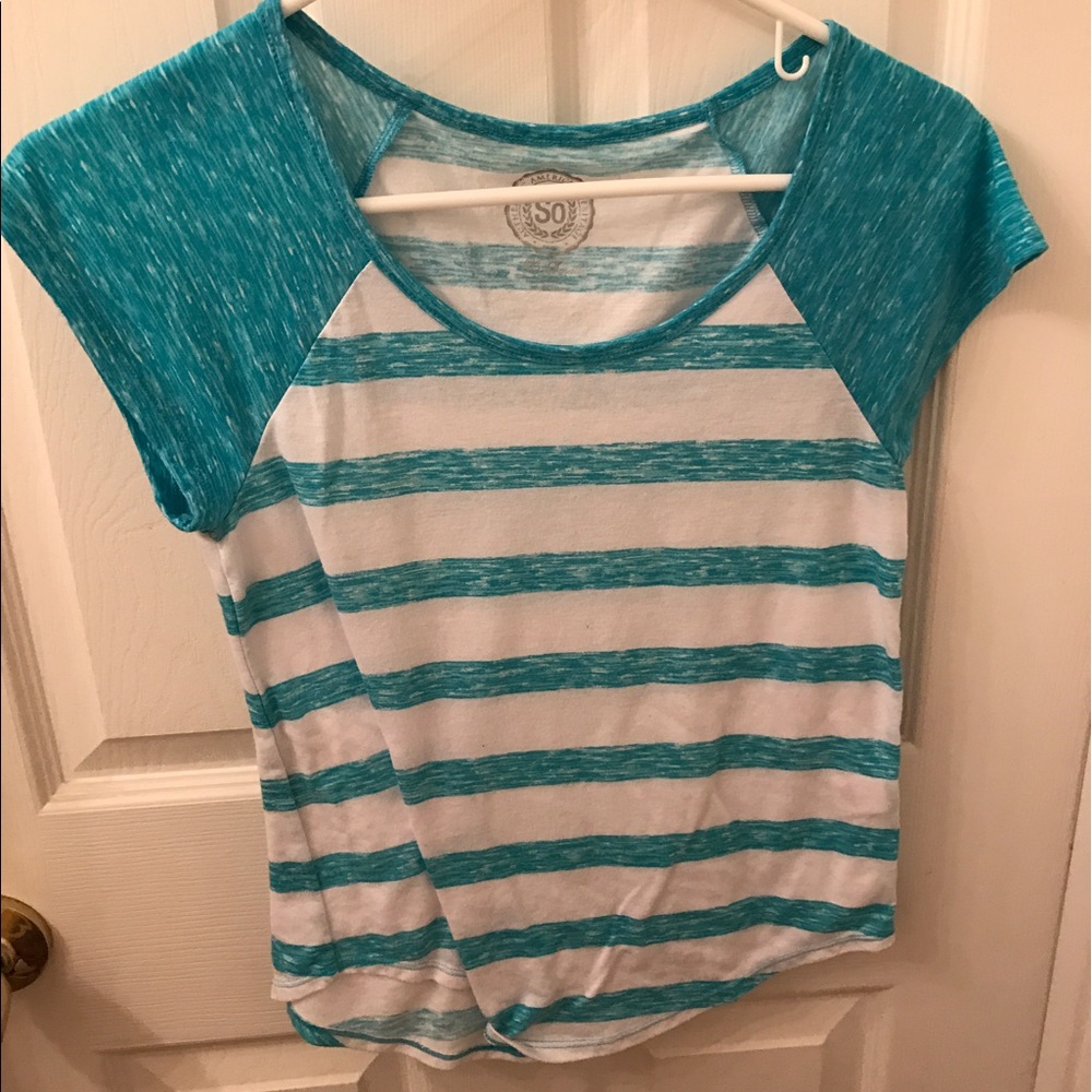CUTE AND COMFY STRIPED SO TOP!