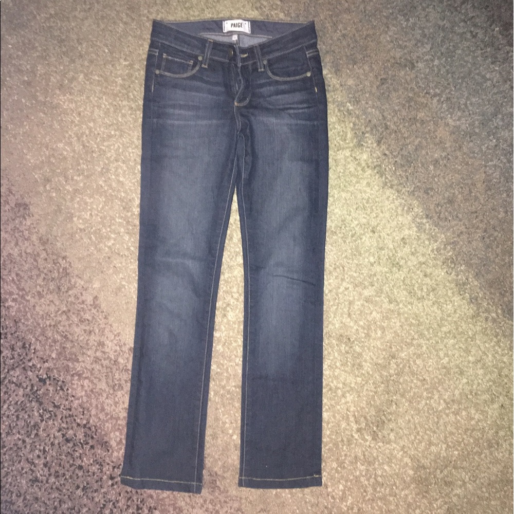 Paige dark blue jeans size 25