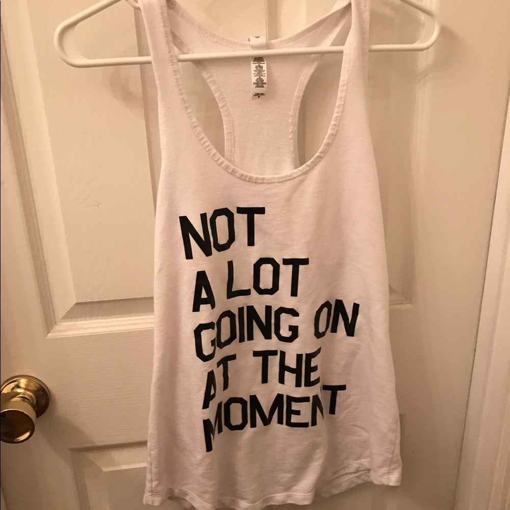 FUN PHRASED TANK TOP!