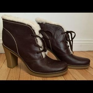 New BCBGirls Chocolate Brown Leather Boot