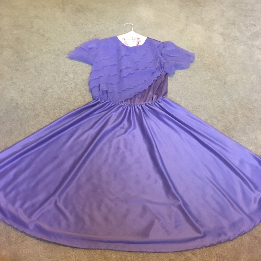 Late 1970's, early 80's Purple Dress