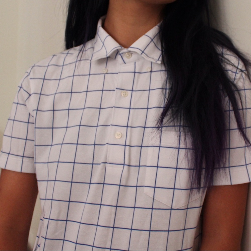 Gridded Pocket Tee