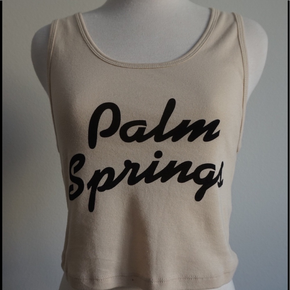 Palm Springs crop top