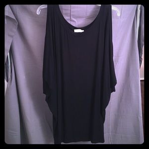 Cold Shoulder Sexy Black Top