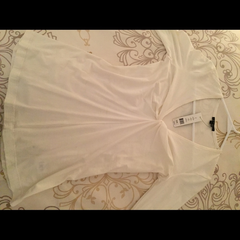 Theory white cotton shirt