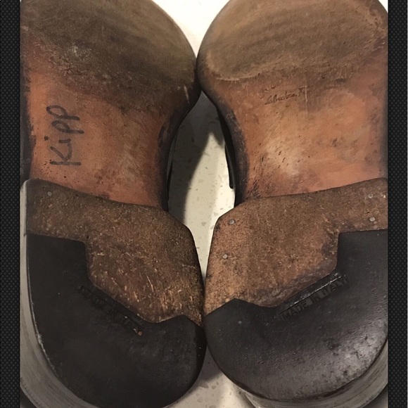 SALVATORE FERRAGAMO LEATHER PENNY LOAFER 7.5 D main image 4