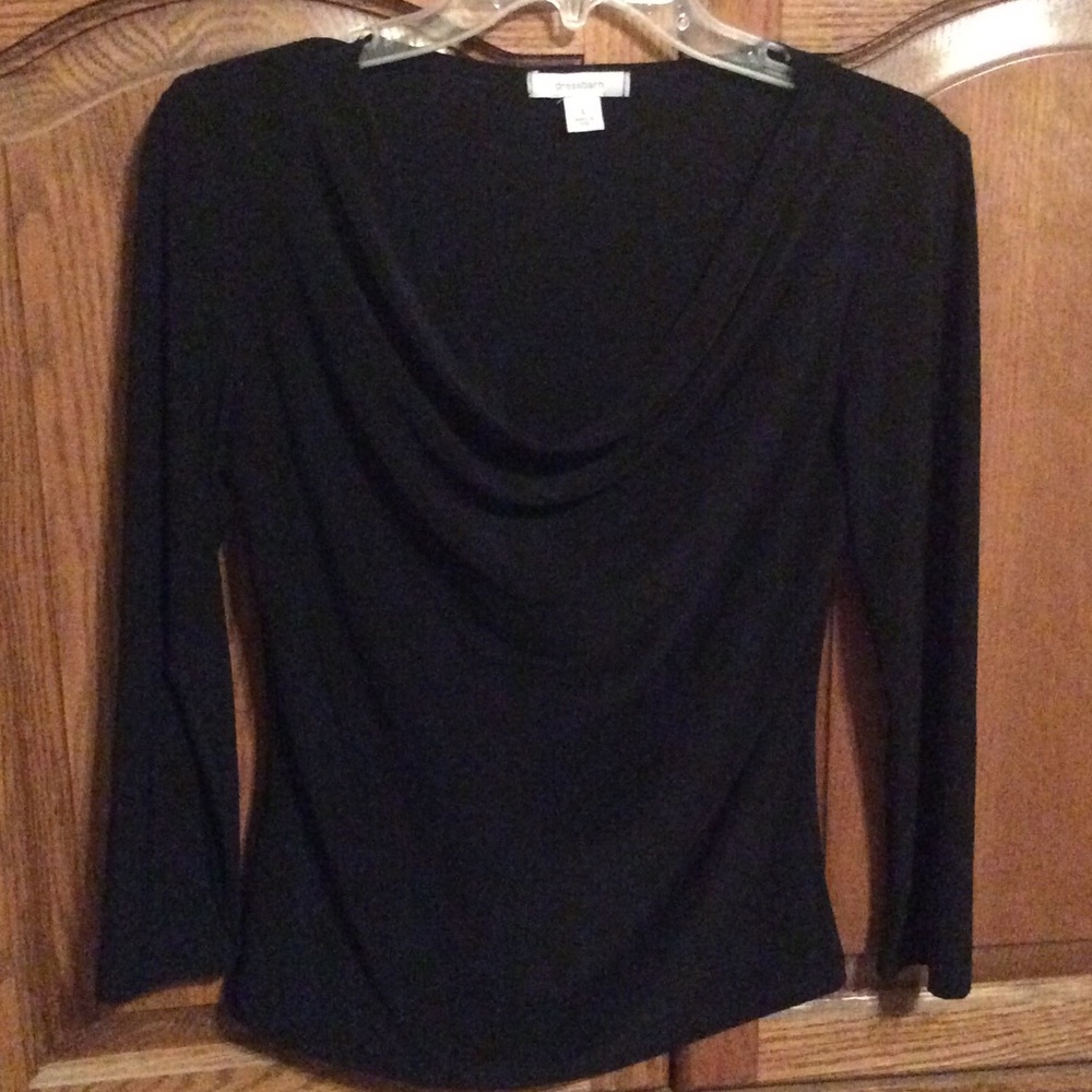 Black Cowl neck blouse